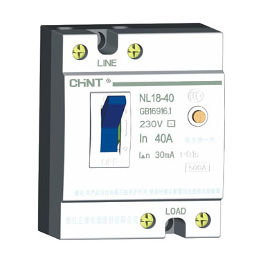 CHNT正泰NL18-40剩余電流動(dòng)作斷路器