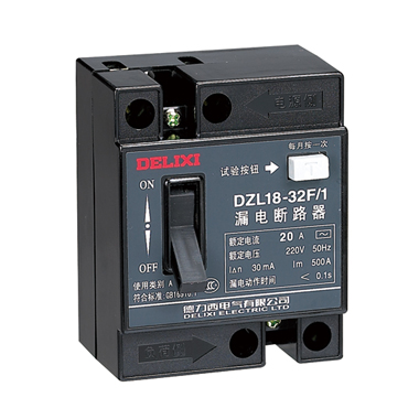 DELIXI德力西DZL18系列熱磁式剩余電流動作斷路器