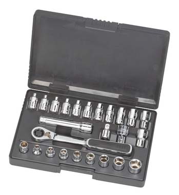 世達(dá)工具09131  25件13MM系列穿透式套筒組套