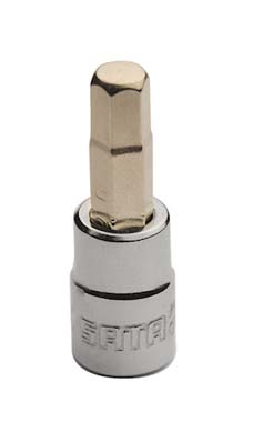 世達工具21204  6.3MM系列六角旋具套筒6MM