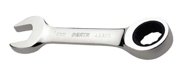 世達(dá)工具43306  全拋光兩用短快扳15MM