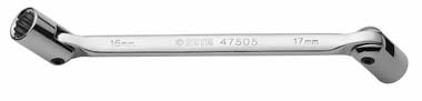 世達工具47505  全拋光雙頭角度套筒扳手16x17MM