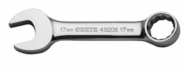 世達工具49202  全拋光兩用短扳手11MM