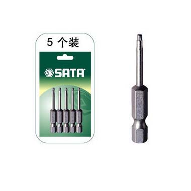 世達(dá)工具59356 5件套6.3MM系列50MM長六角旋具頭6MM