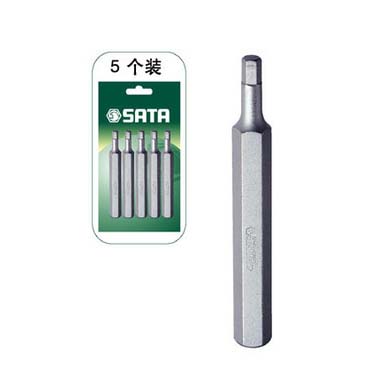世達(dá)工具59573 5件套8MM系列70MM長(zhǎng)六角旋具頭6MM