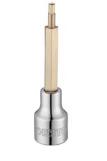 世達工具25203  12.5MM系列100MM長六角旋具套筒6MM