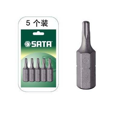 世達(dá)工具59234 5件套6.3MM系列25MM長花形旋具頭T20