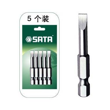 世達工具59316 5件套6.3MM系列50MM長一字旋具頭5.5MM