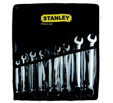 STANLEY史丹利工具TK922-23C 8件公制雙向棘開兩用快扳套裝