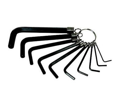 STANLEY史丹利工具69-230-23 10件套鏈式內(nèi)六角扳手(英...
