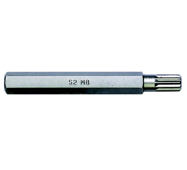 STANLEY史丹利工具 8MM系列70mm長(zhǎng)12角旋具頭
