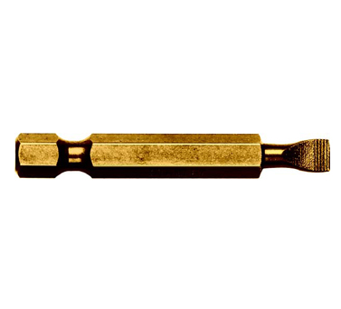 STANLEY史丹利工具 6.3MM系列50mm長(zhǎng)鍍鈦一字旋具頭
