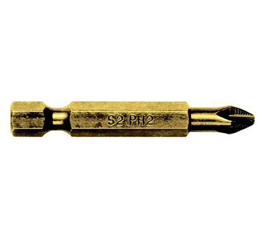 STANLEY史丹利工具 6.3MM系列50mm長(zhǎng)鍍鈦十字旋具頭